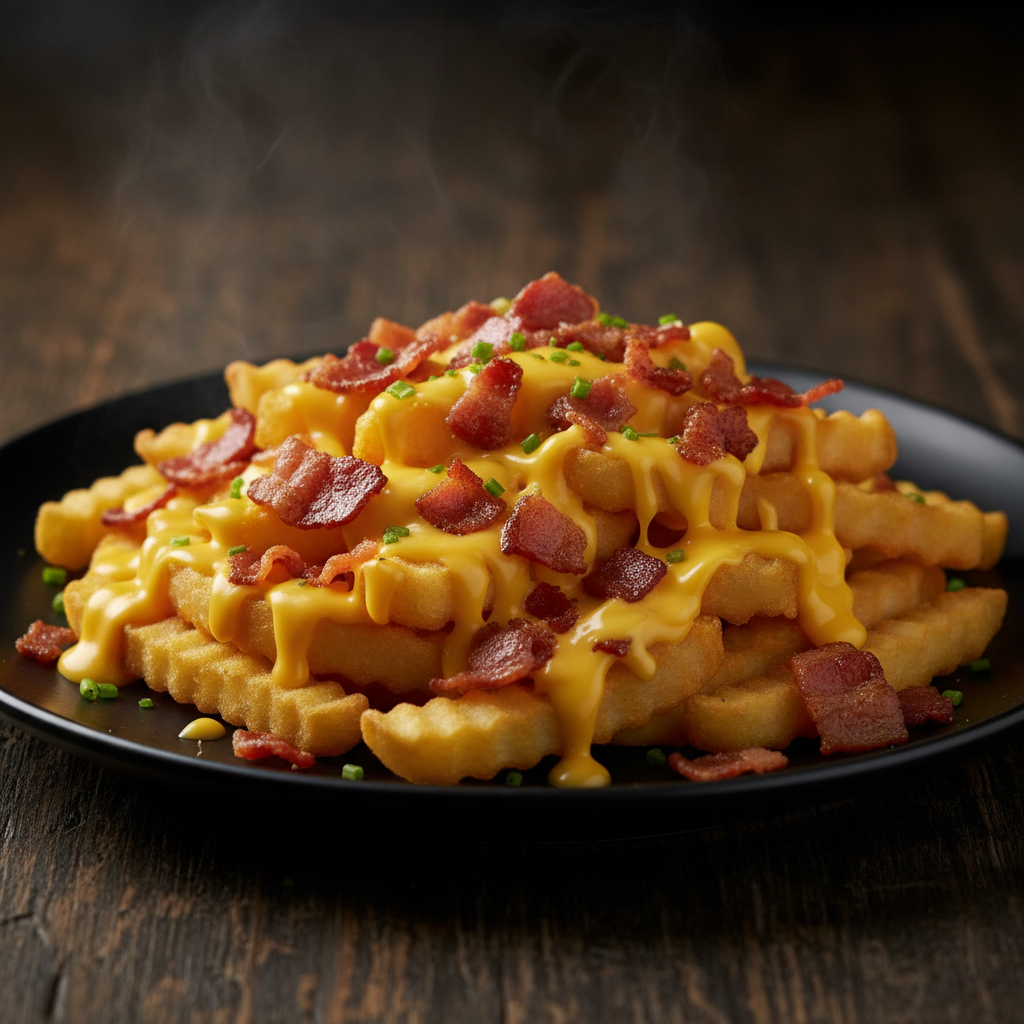 Batata Cheddar e Calabresa